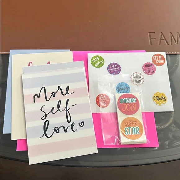 Motivational Goal Cards & 100 Inspirational Stickers ~ NEW - Picture 8 of 8